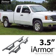 Iarmor Stainless Steel Drop Steps For 99-07 Silverado Sierra Extended Cab