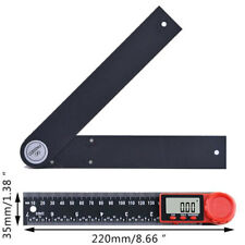 Electronic Lcd Digital Display Protractor Angle Ruler 0-360 Gauge Measure Meter
