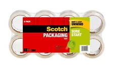Sure Start Packing Tape Clear 1.88 In. X 54.6 Yd. 8 Tape Rolls