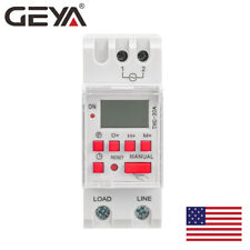 Geya Programmable Digital Lcd Timer Weekly Electronic Switch 30a Ac220v 5060hz
