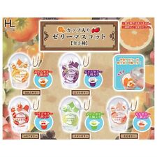 Jelly In Cup Mascot Capsule Toy 5 Types Full Comp Set Gacha New Japan
