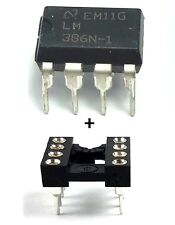 30pcs National Semiconductor Lm386n-1nopb Lm386n-1 Lm386 Sockets Audio Amp Ic