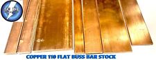 Copper 110 Flat Buss Bar Stock - You Choose The Size- 18 1438 316