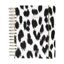 Kate Spade Leopard 2024 12-month Large Planner Black White Nwt