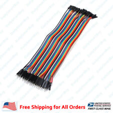 40pcs 10cm 20cm 30cm 50cm 2.54mm Male To Female Wire Jumper Cables For Arduino
