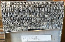 Letterpress Type Gallia 18 Pt