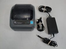 Zs4f2 Zebra Gx420d Thermal Label Barcode Printer W Power Supply And Usb Cable