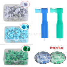 100 Dental Disposable Polishing Prophy Angles Polishing Cups Prophy Cup Brushes