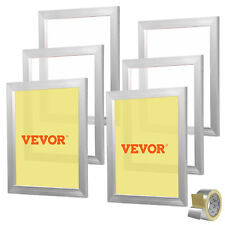 Vevor 6 Pack 16 X 20 Aluminum Frame Silk Screen Printing Screens With 110 Mesh