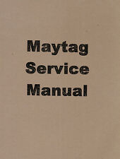 Maytag Gas Engine Model 72 Twin Service Manual Hit Miss Book Parts List Cylinder