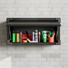 Kavey Metal Storage Cabinet 15.2 Tall Wall-mounted Steel Garage Cabinet