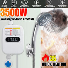 3500w Electric Portable Tankless Hot Water Heater Shower Instant Boiler Bathroom