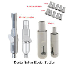 Dental Universal Saliva Ejector Suction Strong Weak Valve Rubber Snap Adaptor