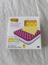 Post It Pop Up Note Dispenser By 3m 3x3 In New