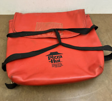 Pizza Hut Delivery Bag Insulated Red Retro Advertising Restaurant Door Dash