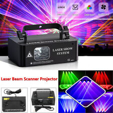 500mw Rgb Led Laser Beam Projector Dmx Scanner Dj Disco Stage Party Light Usa