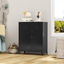 Metal Storage Cabinetcabinet With Doors And Adjustable Shelves Locking Cabinet