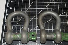 Lot Of 2 Clevis W Pin Holland Gp 3.25 Ton Shackle Rigging Lift 58 Inch