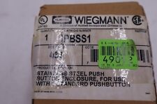 Wiegmann Pbss1 Pushbutton Enclosure Ss New In Box Stock 1246-a