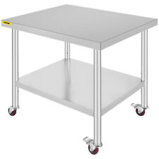 Commercial 30 X 36 Stainless Steel Food Prep Work Table Kitchen Restaurant