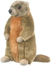 Marmot Groundhog Woodchuck Stuffed Animal Plush Yellow Bellied