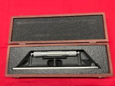 Starrett 98z-12 Machinists Level With Ground And Graduated Vial In Wood Case