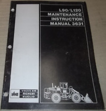 Volvo Michigan L90 L120 Wheel Loader Maintenance Instructions Manual Book