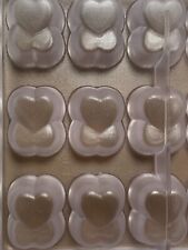 Chocolate World 1216 Polycarbonate Molds 6 Double Heart Bonbon 27 Cavity