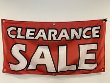 2x4 Ft Clearance Sale Banner Sign -super Polyester Fabric-new Z24