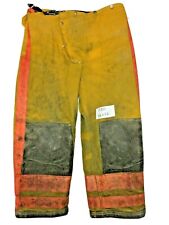 36x26 36s Janesville Lion Yellow Firefighter Turnout Pants Orange Stripes P1306