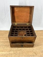 Antique Doctors Medicine Box Medical Case Apothecary Chest Dispensary Cabinet2