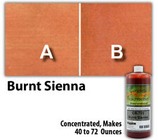 Professional Easy To Apply Water Based Concrete Stain Burnt Sienna 8oz