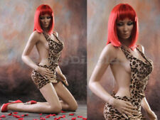 Sexy Big Bust Female Fiberglass Mannequin Fleshtone Dress Form Display Mz-vis3