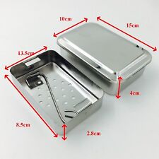 Stainless Steel Instruments Tray Case Immersion Disinfection Tray Surgical