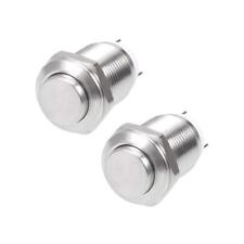 2 Pieces 12mm Momentary Push Button Switch High Head 3a 250v