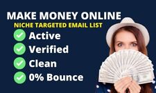 6000 Make Money Online Niche Targeted Active Email List From Usa Fast Delivery