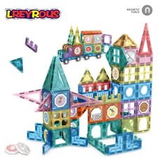 Stem - Magnet Tiles 3d Magnetic Building Blocks Toys 51 Pcs For Kids Gift Set