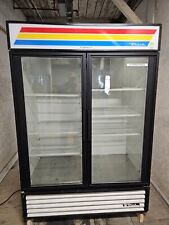 True Gdm-49 2 Door Glass Commercial Refrigerator Beverage Merchandiser Freight