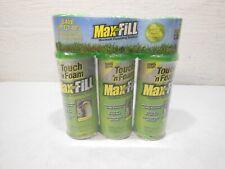 3 Pack Touch N Foam Max Fill Polyurethane Maximum Expanding Sealant 12 Oz