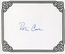 Robin Cook Medical Thriller Coma Author Signed Autograph Bookplate