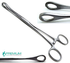 Foerster Sponge Straight Forceps 12 Serrated Jaws Surgical Instruments