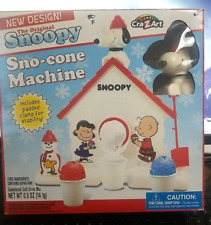 New Design Snoopy Sno-cone Machine Sweetened Soft Drink Mixer Peanuts