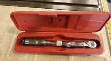 Proto 14 Drive Ratcheting Head Micrometer Torque Wrench 10-50 In-lbs