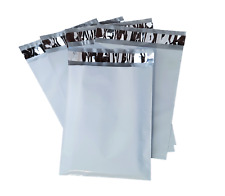 50 - 12x15.5 White Poly Mailers Envelopes Bags Self Sealing 2.5 Mil