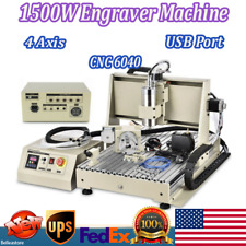 6040 4 Axis Cnc Router Metal Engraving Machine Drilling Milling Machine 1.5kw