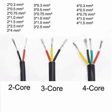 234 Core Soft Silicone Rubber Cable Tinned Copper High Temp Wire Power Cable