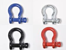 4x Bow Shackle 58 Lift Tow D-ring W 34 Clevis Screw Pin Wll 7000lbs 3.25ton