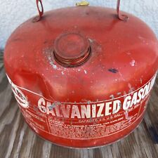Vintage Gas Can -eagle Galvanized Metal Gas Can 2 12 Gallon Vented Model Sp212