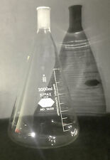 Kimax Vintage Lab Glass - 2l 2000 Ml Volumetricerlenmeyer Flask - No. 26510