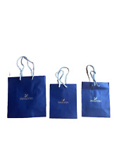 Authentic Empty Swarovski Shopping Bags Lot Of 3 Bags
